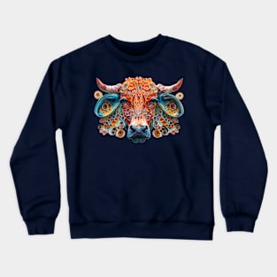 Spring Cow Crewneck Sweatshirt